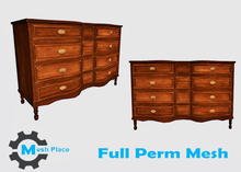 Mesh Place - Vintage Wooden Drawer - Full Perm Mesh