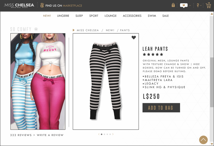 .miss chelsea. Leah Pants Black Stripe