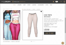 .miss chelsea. Leah Pants Creme