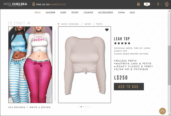 .miss chelsea. Leah Top Creme