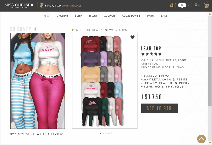 .miss chelsea. Leah Top Fatpack