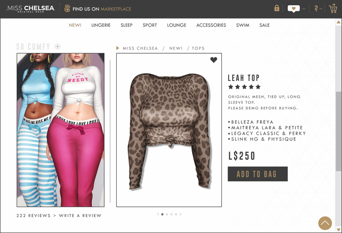 .miss chelsea. Leah Top Leopard