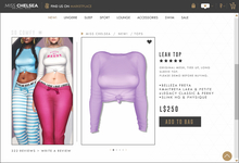 .miss chelsea. Leah Top Lilac