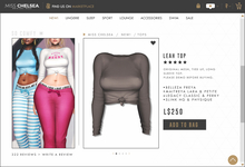 .miss chelsea. Leah Top Mocha