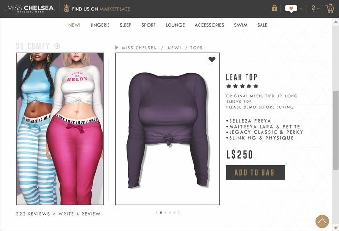 .miss chelsea. Leah Top Purple