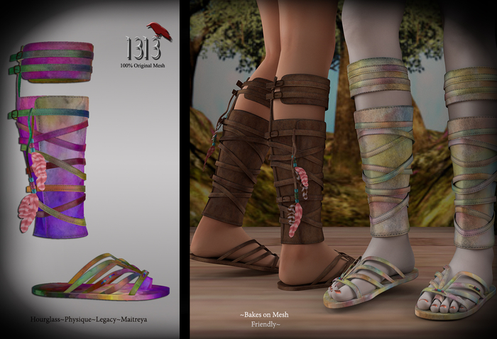 (*<*) 1313 Sharla Sandals - Rainbow