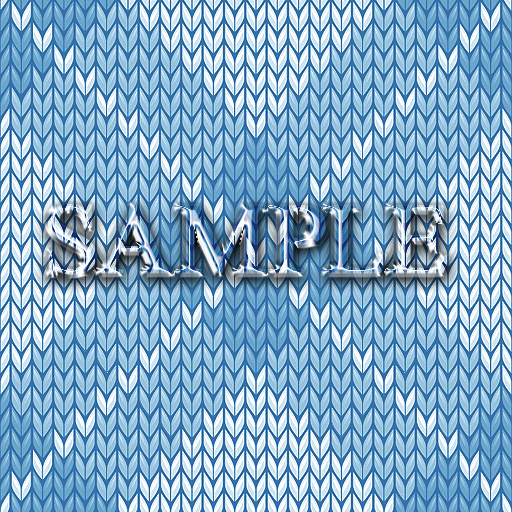 Zoy Texture [ DIAMOND KNIT 02 ] Seamless - Sky