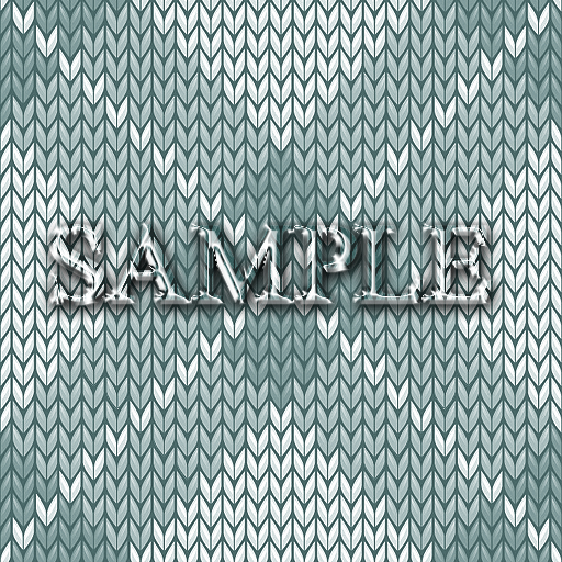 Zoy Texture [ DIAMOND KNIT 02 ] Seamless - Teal