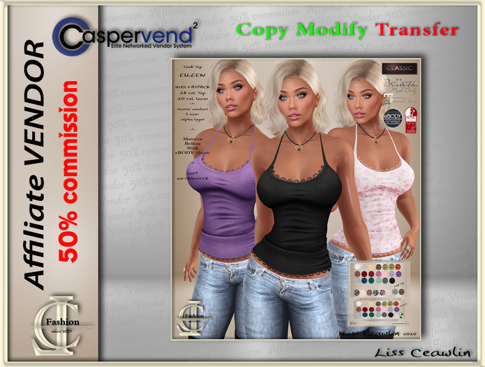 LC Affiliate Vendor - Eileen Top [8 Vendors]