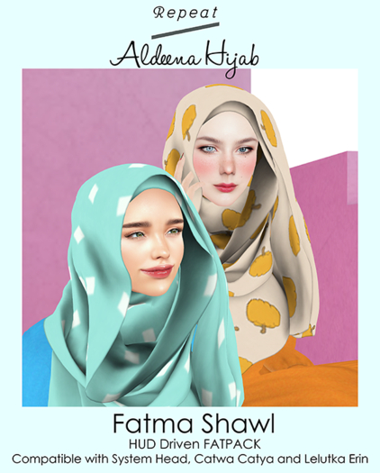 ALDEENA HIJAB : FATMA SHAWL FATPACK