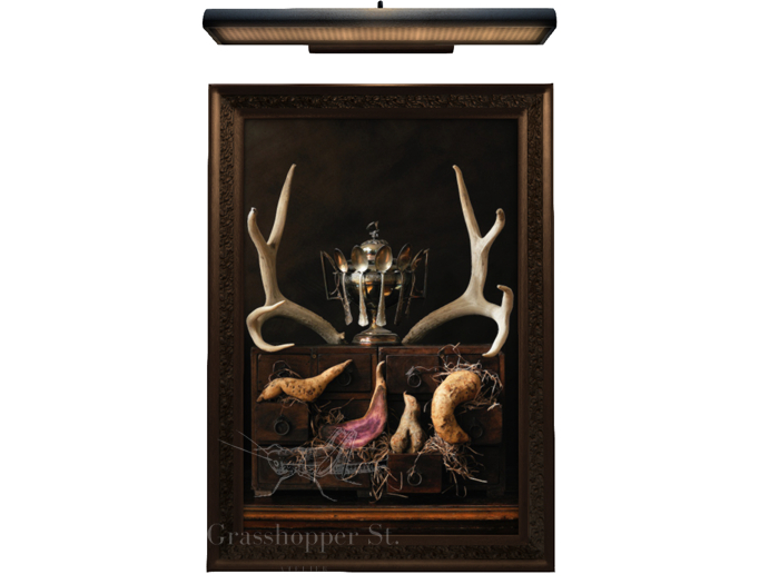 GHS Art: Purple Yams, Deer Antlers, Silver Spoons