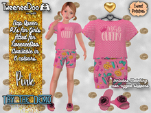 < SP > Nap Queen PJ's for Tweeneedoo - Pink
