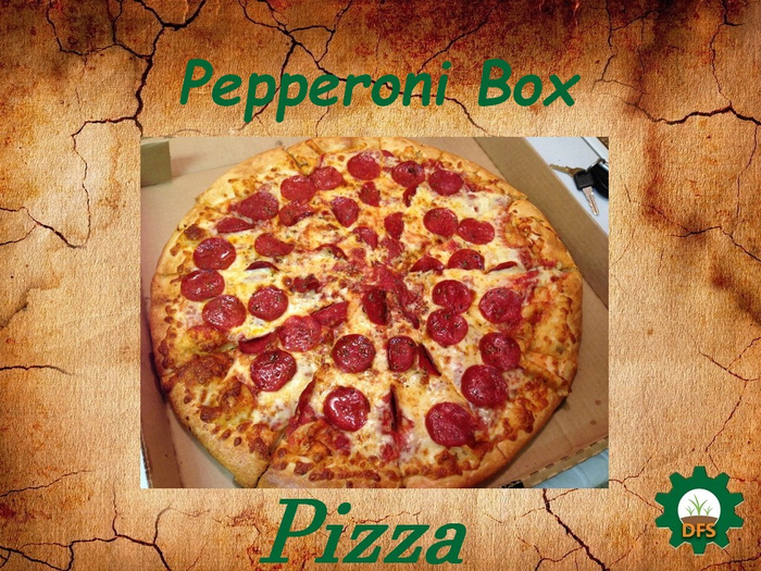 DFS Texture Pepperoni Box