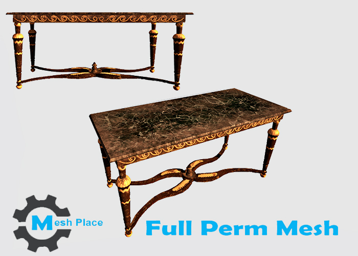 Mesh Place - Retro Table - Full Perm Mesh