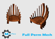 Mesh Place - Realistic Wooden Chair - Full Perm Mesh