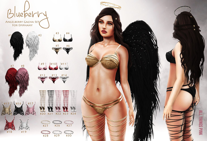Blueberry - Angelberry - LOVER - Complete set 