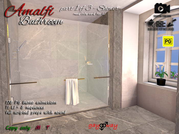 AMALFI BATHROOM - PG SHOWER