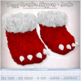 . tiptoes - Advent Gift 2020 #23 - Fuzzy Monster Slippers - Santa