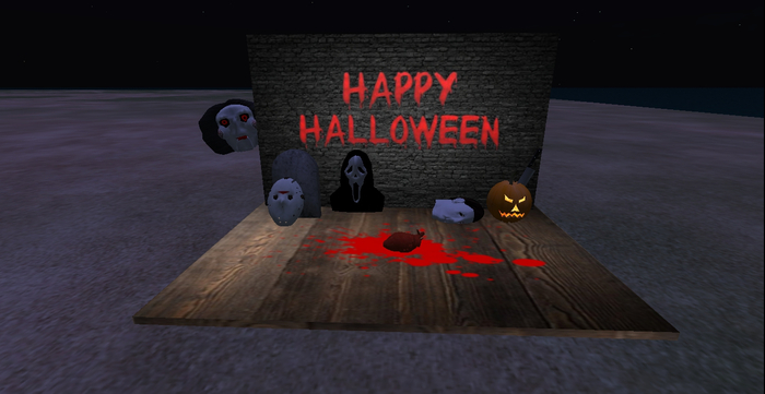 Happy Halloween prop set