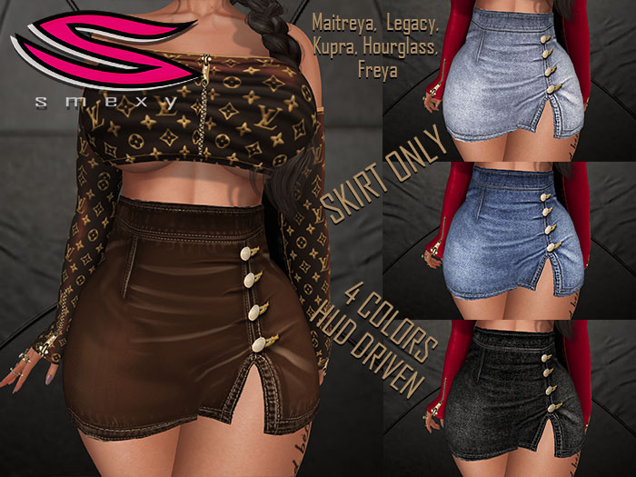 ::Smexy:: Buttoned Mini Skirt