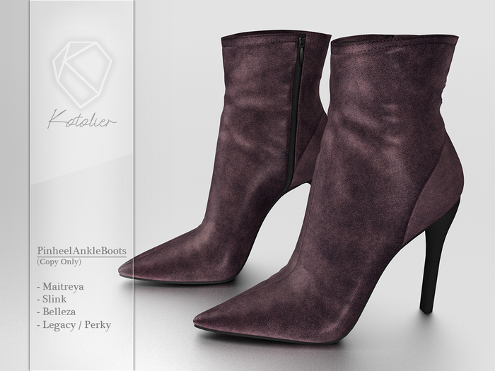Kotolier . PinheelAnkleBoots - Bordeaux