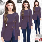 LACED SWEATER AND JEANS,ALL BODIES