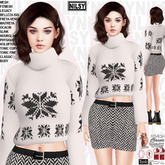 SWEATER AND TWEED SKIRT,ALL BODIES