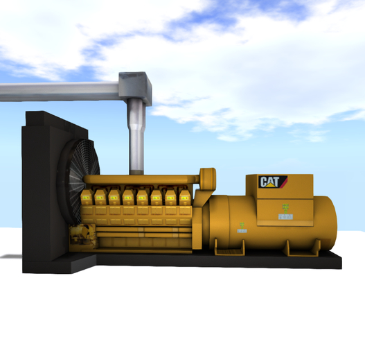 Diesel generator v1 Mesh