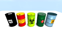 Barrel set (v2) Mesh
