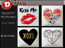 ^Dejavu^ Full Perm Valentines Pillow Texture 09