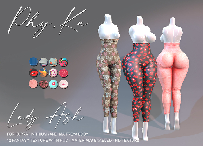 -[ Phy.Ka ]- Lady_Ash - Fantasy -  Unpack HUD