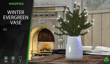 MadPea Winter Evergreen Vase