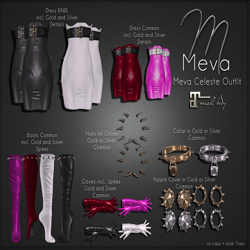 Meva Celeste Dress White Box RARE