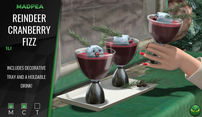 MadPea Reindeer Cranberry Fizz