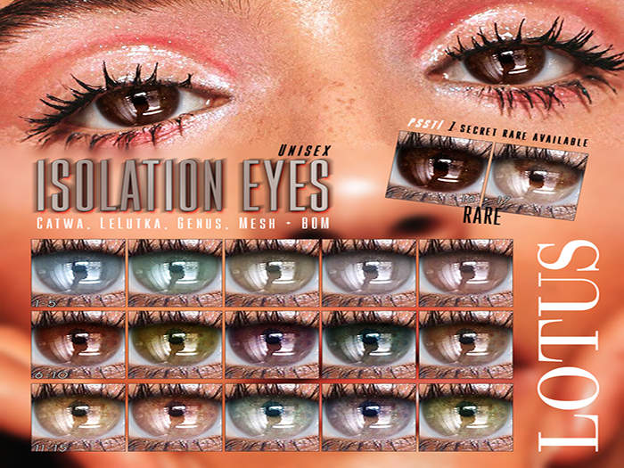 LOTUS. Isolation Eyes 15 BOX