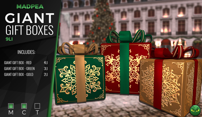 MadPea Giant Gift Boxes