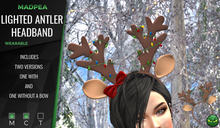 MadPea Lighted Antler Headband
