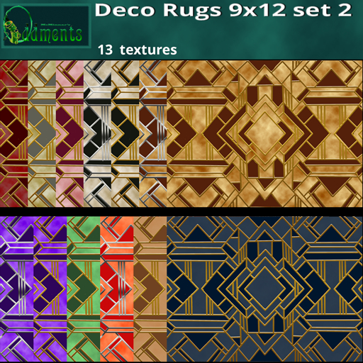 Deco rugs set 2