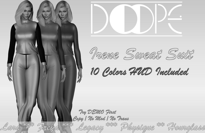 Doope Irene SweatSuit DEMO