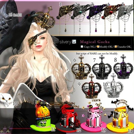 *:..Silvery K..:*Magical Gacha[Crow]16 RARE