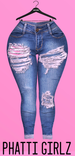 :PG: Ripped Blue Jeans