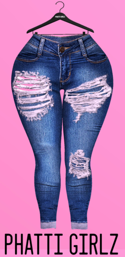 :PG: Ripped D. Blue Jeans
