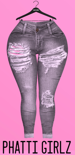 :PG: Ripped Dark Gray Jeans