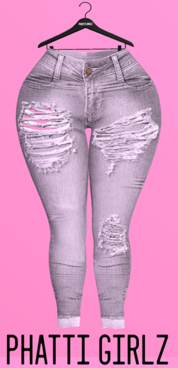 :PG: Ripped Lite Gray Jeans