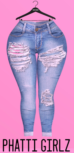 :PG: Ripped Med Lite Jeans