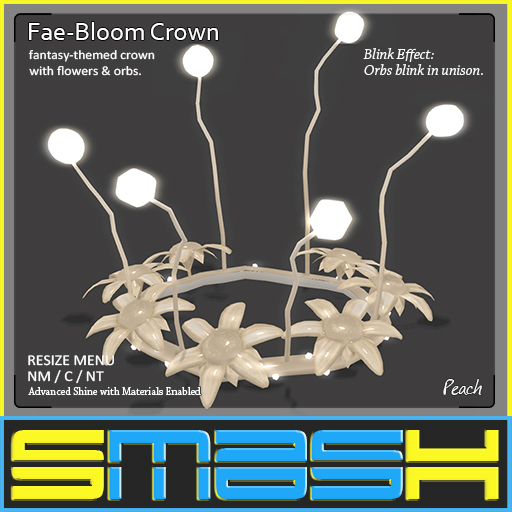 SMASH - Fae-Bloom Crown (Peach)