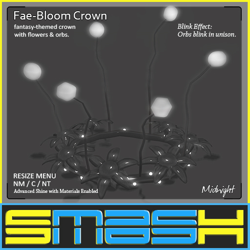 SMASH - Fae-Bloom Crown (Midnight)