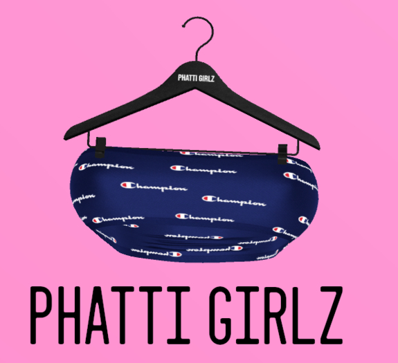 :PG: Blue Champ Tube Top