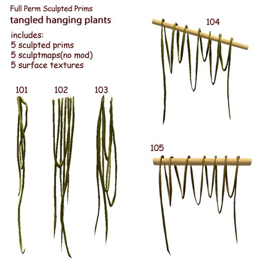 origami~* tangled hanging plants