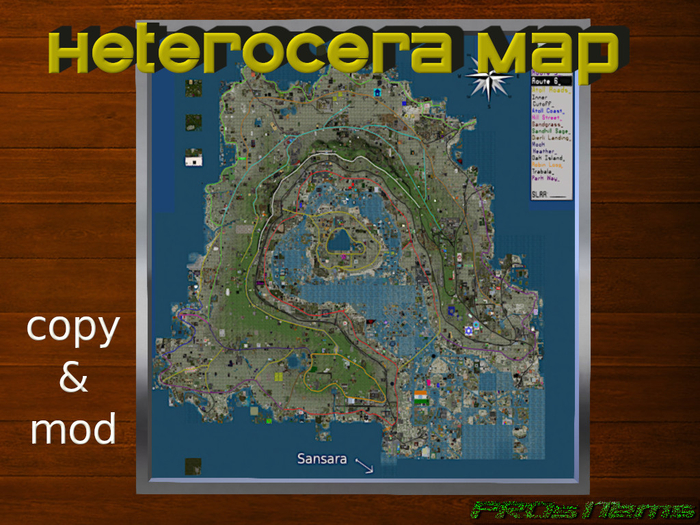 Heterocera Atoll Map w/ roads